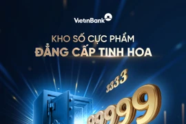 Ngân hàng VietinBank mở bán kho tài khoản số đẹp siêu VIP. (Ảnh: Vietnam+)