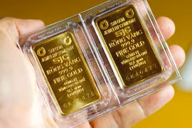 Dự thảo Nghị định 24 sẽ bỏ độc quyền Nhà nước về sản xuất vàng miếng. (Ảnh: Vietnam+)