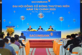 SACOMBANK bầu ông Nguyễn Đức Thụy - Tổng Giám đốc đảm nhiệm cương vị Phó Chủ tịch thường trực Hội đồng quản trị và đổi tên thành Ngân hàng Sài Gòn Tài Lộc (Ảnh: Vietnam+)