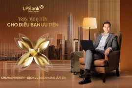 LPBank Priority định hình phong cách sống cùng những đặc quyền chuyên biệt, xứng tầm dành cho khách hàng cá nhân cao cấp. (Ảnh: Vietnam+)
