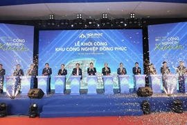 Hòa Phát khởi công Khu công nghiệp Đồng Phúc với quy mô gần 355 ha tại Bắc Ninh. (Ảnh: Vietnam+)