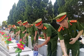 Nghĩa trang liệt sỹ Quốc gia Vị Xuyên mang diện mạo mới. (Ảnh: Vietnam+)