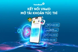 Mở tài khoản VietinBank dễ dàng trên ứng dụng VNeID. (Ảnh: Vietnam+)