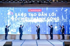 Agribank phát động chương trình hành động đột phá phát triển khoa học, công nghệ đổi mới sáng tạo và chuyển đổi số. (Ảnh: Vietnam+)