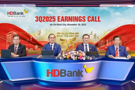 Đại diện Ban lãnh đạo HDBank tại Hội nghị Nhà đầu tư quý 3/2025. (Ảnh: Vietnam+)