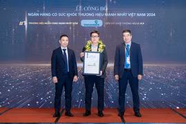 Vietcombank tiếp tục dẫn đầu ngành ngân hàng về sức khỏe thương hiệu. (Ảnh: Vietnam+)