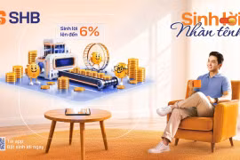 SHB ra mắt tính năng “Sinh lời nhàn tênh”, giúp khách hàng tối ưu dòng tiền nhàn rỗi, gia tăng hiệu quả sinh lời. (Ảnh: Vietnam+)