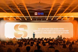 SHB ra mắt nhận diện thương hiệu mới. (Ảnh: Vietnam+)