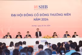 Đại hội Cổ đông năm 2024 của SHB. (Ảnh: Vietnam+)