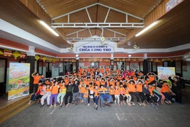 Trung tâm Bảo trợ trẻ em khuyết tật chùa Long Thọ (Huế). (Ảnh: Vietnam+)