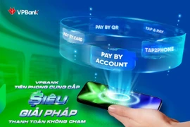 VPBank sở hữu đa dạng các hình thức thanh toán một chạm. (Ảnh: Vietnam+)