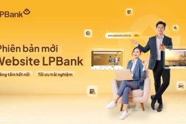 LPBank ra mắt giao diện website mới: Nâng tầm kết nối, tối ưu trải nghiệm. (Ảnh: Vietnam+)
