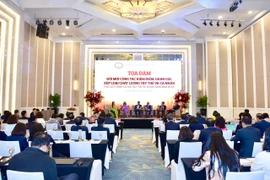 Các đại biểu tham dự tọa đàm. (Ảnh: Vietnam+)