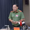 Trung tướng Nguyễn Hải Trung, Giám đốc Công an thành phố Hà Nội. (Ảnh: Phạm Kiên/TTXVN)