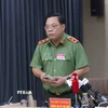 Trung tướng Nguyễn Hải Trung, Giám đốc Công an thành phố Hà Nội. (Ảnh: Phạm Kiên/TTXVN)