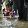 Ngập úng đô thị. (Nguồn ảnh: Vietnam+)