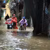 Ngập úng đô thị. (Nguồn ảnh: Vietnam+)