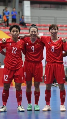 Futsal nữ Việt Nam. (Nguồn: VFF)
