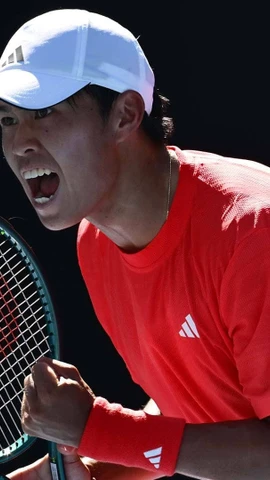 Learner tien tiếp tục gây bất ngờ, thẳng tiến vòng 4 Australian Open 2025. (Nguồn: Getty Images)