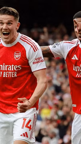 Arsenal thắng tưng bừng để tạo áp lực lớn cho Man City.