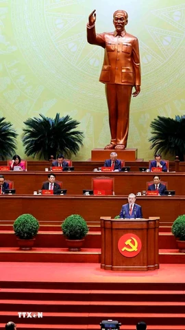 Những hình ảnh nổi bật ngày khai mạc Đại hội XIV của Đảng