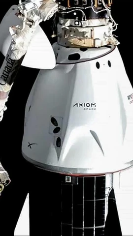 Axiom Mission 4 (Ax-4) tách khỏi Trạm Vũ trụ quốc tế. (Nguồn: Space)