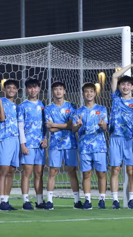U17 Việt Nam hướng đến trận đấu quan trọng với U17 UAE. (Nguồn: VFF)