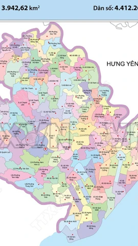 129 đơn vị hành chính cấp xã của tỉnh Ninh Bình năm 2025
