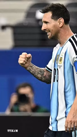 Messi lập nên hàng loạt kỷ lục World Cup. (Ảnh: AFP/TTXVN)