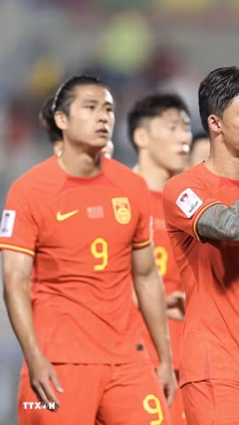 Tuyển Trung Quốc sẽ không tham dự giải FIFA ASEAN Cup. (Ảnh: Hoàng Linh/TTXVN)