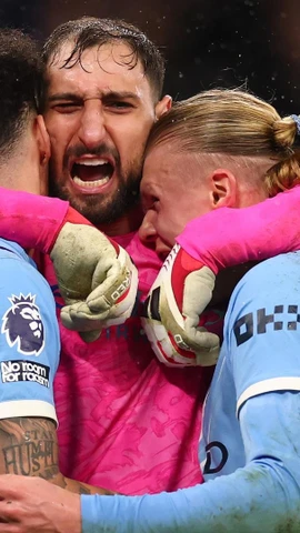 Man City chỉ còn kém Arsenal đúng 2 điểm. (Nguồn: ESPN)