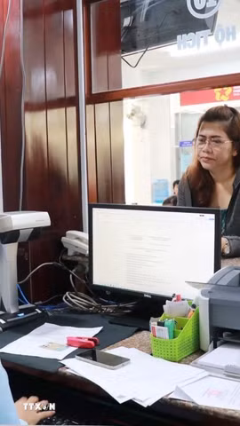 Mô hình chính quyền địa phương 2 cấp. (Ảnh: Phan Sáu/TTXVN)
