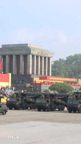 Thông tư 17 Quy định về danh mục kênh chương trình phát thanh, kênh chương trình truyền hình phục vụ nhiệm vụ chính trị, thông tin tuyên truyền thiết yếu của quốc gia và của địa phương. (Ảnh: Lễ diễu binh diễu hành 2/9/2025 tại Quảng trường Ba Đình. Nguồn: TTXVN)