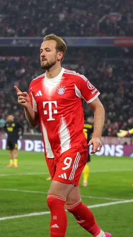 Harry Kane đưa Bayern Munich vào vòng 1/8 Champions League. (Nguồn: Getty Images)