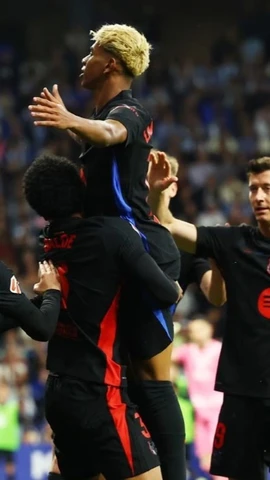 Lamine Yamal góp công lớn trong chiến thắng để đưa Barcelona lên ngôi. (Nguồn: