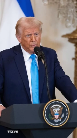 Tổng thống Mỹ Donald Trump. (Ảnh: THX/TTXVN)
