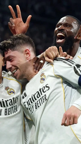 Real Madrid thắng đậm Man City nhờ sự tỏa sáng của Federico Valverde. (Nguồn: Getty Images)