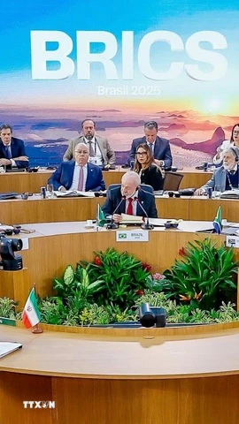 Hội nghị thượng đỉnh BRICS ở Rio de Janeiro, Brazil ngày 6/7/2025. (Ảnh: ANI/TTXVN)