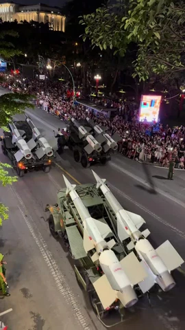 Toàn cảnh dàn khí tài tham gia lễ diễu binh, diễu hành A80