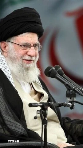 Lãnh tụ tinh thần tối cao Iran, Đại giáo chủ Ali Khamenei. (Ảnh: IRNA/TTXVN)