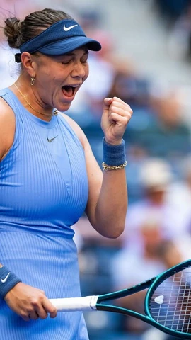 Amanda Anisimova tạo địa chấn khi giành vé vào bán kết US Open. (Nguồn: Getty Images)