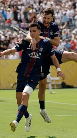 PSG thắng đậm 4-0 trước Real Madrid. (Nguồn: AP)
