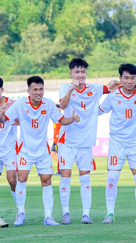 U17 Việt Nam có chiến thắng đậm 10-0 tại giải U17 Đông Nam Á. (Nguồn: VFF)