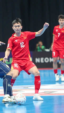Futsal Việt Nam vào tứ kết với vị trí nhì bảng. (Nguồn: VFF)