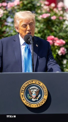 Tổng thống Mỹ Donald Trump. (Ảnh: THX/TTXVN)
