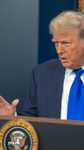 Tổng thống Mỹ Donald Trump. (Ảnh: THX/TTXVN)