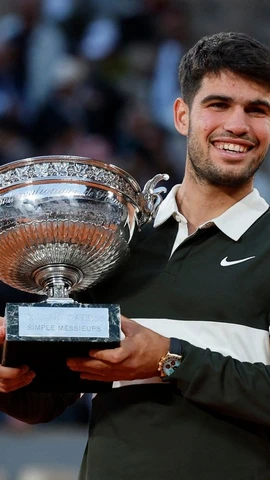 Alcaraz vô địch Roland Garros 2025. (Nguồn: beinsports)