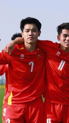 U23 Việt Nam đang có lợi thế lớn trong cuộc cạnh tranh vé tứ kết. (Nguồn: AFC)