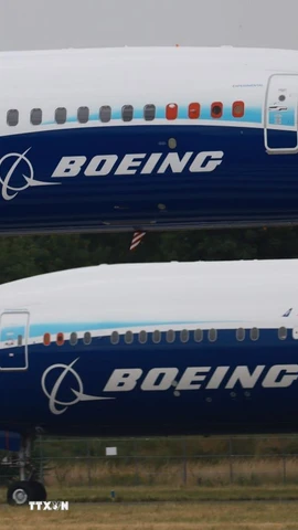 Máy bay của hãng Boeing. (Ảnh: THX/TTXVN)