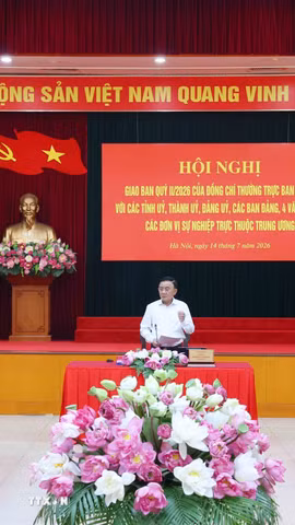 Quang cảnh hội nghị giao ban. (Ảnh: Phương Hoa/TTXVN)